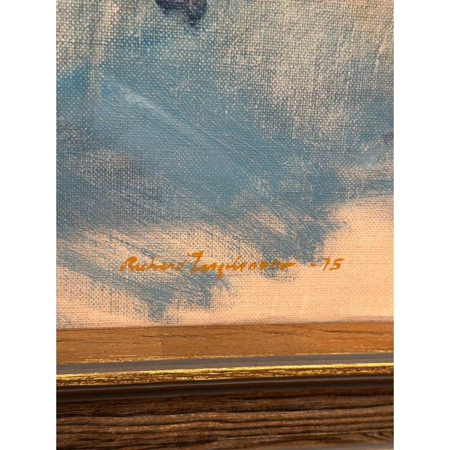 Richard Ingelsson, Jockeys, 1975, Oil on Canvas, Framed For Sale - Image 9 of 18