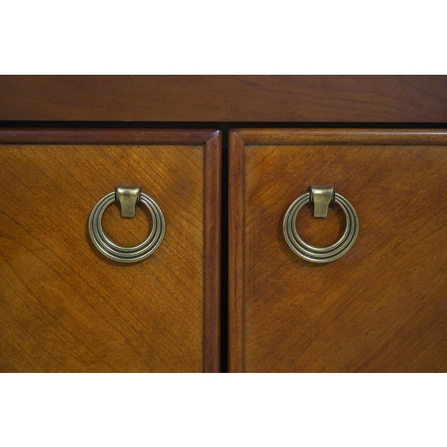Pair of Hickory White Italian Style Console Nightstand Cabinets For Sale - Image 14 of 17