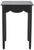 Wood Paislyn Accent Table in Matte Black For Sale - Image 7 of 7