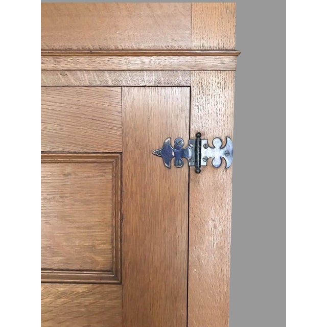 Vintage Antique Oak 24 Drawer Lawyers File Cabinet Apothecary Cupboard For Sale - Image 6 of 12