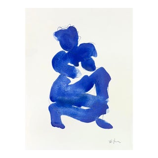 Blue Gesture No 18 For Sale