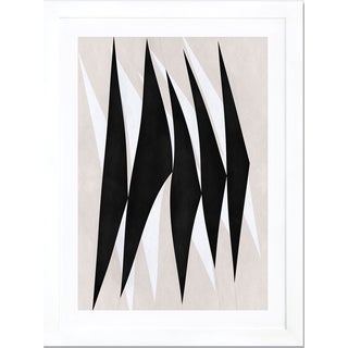 Modern Art - Zebra Print Tribal Paint Print For Sale