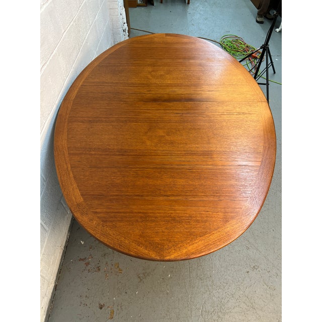 Mid 20th Century Danish Modern Oval Extendable Dining Table Attributed to Skovby For Sale In New York - Image 6 of 14