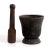 Antique 1800's Cast Iron Mortar & Pestle For Sale - Image 4 of 9