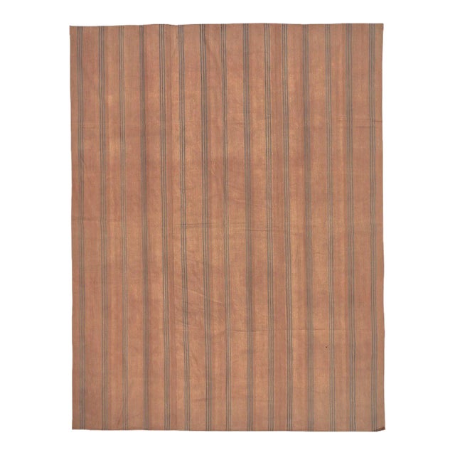 Mid 20th Century Large Vintage Decorative Turkish Kilim For Sale