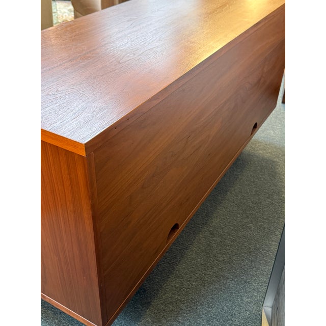 Brown Cb2 Saga Credenza For Sale - Image 8 of 12