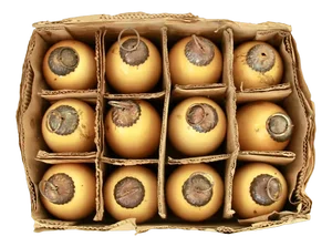 Antique Belle Epoque Christmas Baubles, Italy, 1880, Set of 12