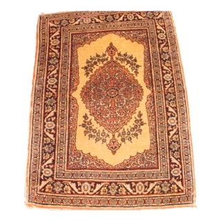 Pasargad N Y Persian Tabriz Hand-Knotted Area Rug - 1'10" X 2' 8" For Sale