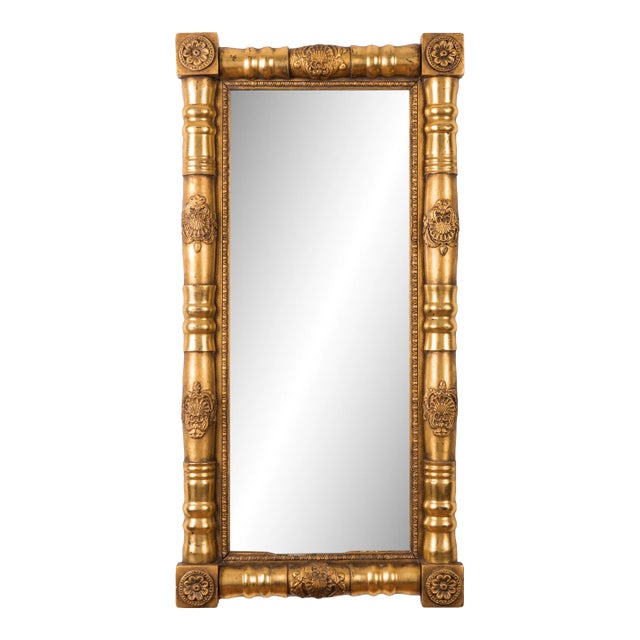 Sheraton Giltwood Mirror, C.1830 For Sale