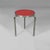 Mid-Century Modern Italian Round Stool in Metal and Red Laminate, 1960s For Sale - Image 13 of 13