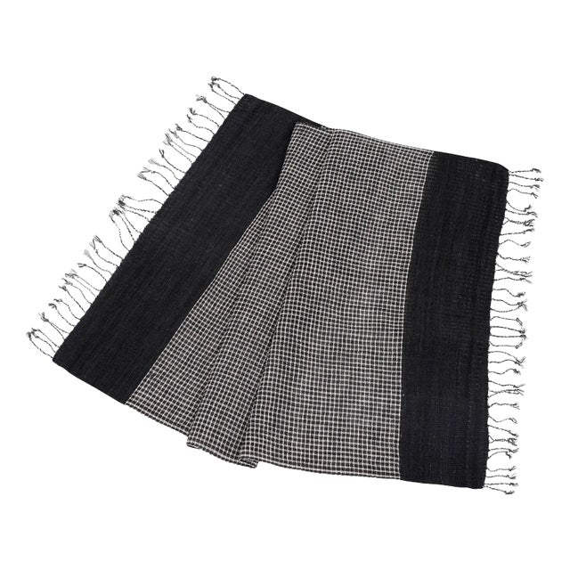 Contemporary Cotton Soft Hand Woven Towels - Set of 2 For Sale