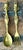 Vintage Brass Tribal Serving Set For Sale - Image 11 of 12