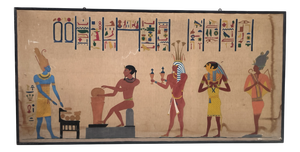 Ancient Egypt and Pharaohs, Early 1900s, Painting on Linen Canvas