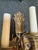Mid 20th Century Neoclassical Brass Torch Wall Sconces, Pair - Made in Spain For Sale - Image 9 of 11
