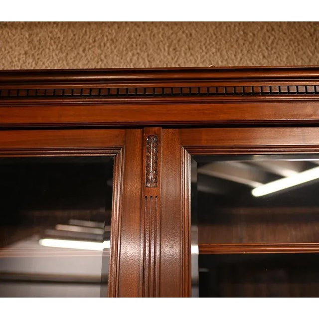 Wood Victorian Mahogany Library Cabinet from Hobbs and Co For Sale - Image 7 of 15