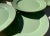 2000 - 2009 MacKenzie-Childs Sage Green Enamel 12” Charger Plate, Handmade For Sale - Image 5 of 18
