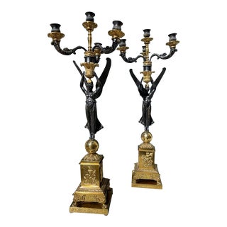 Neoclassical Candelabras- a Pair For Sale
