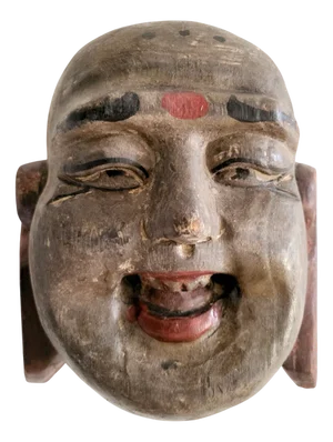 Antique Japanese Mask, 1920s