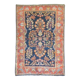 Antique Persian Lilihan Rug - 6'9" x 9'6" For Sale