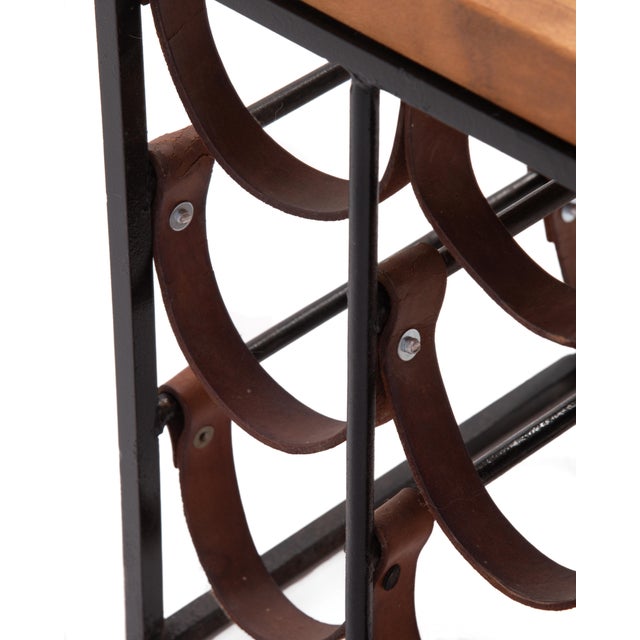 Arthur Unanoff Shaver Howard Room Divider 40 Bottle Wine Rack Restored For Sale - Image 14 of 17