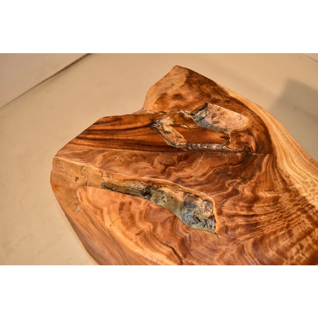 2010s Raintree Wood Console or Entry Table For Sale - Image 5 of 13