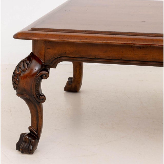 Ralph Lauren George III Style Walnut Coffee Table For Sale In New York - Image 6 of 10