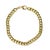 14k Gold Italian Link Bracelet Vintage For Sale - Image 9 of 9