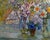 Impressionist Oil Painting Morning Light and Petals Ivan Kovalenko For Sale - Image 3 of 5