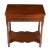 American Walnut One Drawer Stand With Stretcher Shelf, 1810-20 For Sale - Image 9 of 13