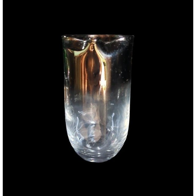 Mid 20th Century Dorothy Thorpe Mid-Century Modern Silver Fade Pitcher and Glasses - Set of 5 For Sale - Image 4 of 4