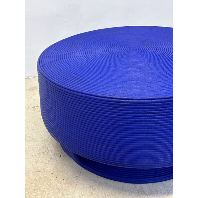 Christian Astuguevieille Afritamu Coffee Table With Blue Finish For Sale In Miami - Image 6 of 12