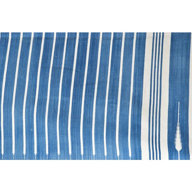 Casa Cosima Amaranthus Rug, 8x10, Blue & White For Sale - Image 4 of 5