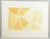 Frede Christoffersen (1919–1987) Color lithograph. 1962. A lyrical abstract work in warm yellow and orange tones, where...