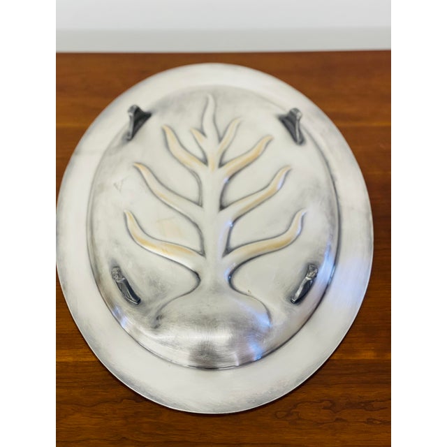 Mid 20th Century Mid 20th Century Vintage Wm Roger’s Silverplate Meat Serving Tray For Sale - Image 5 of 6