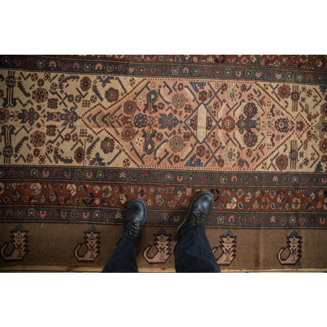 :: Lattice oriented design motif with diamond shaped center medallion and finials bearing partial Herati mapping wrapped...