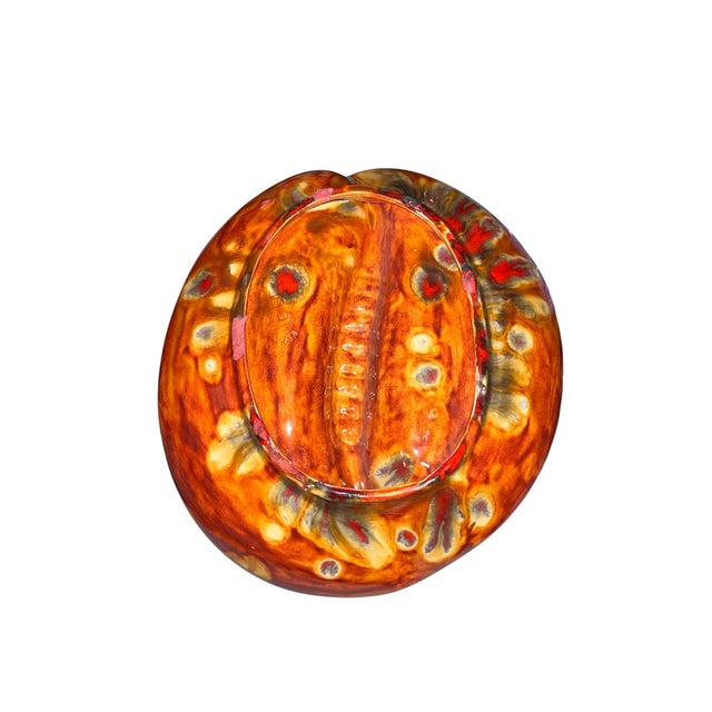 Circa 1960’s Large Artisan Crafted Ashtray Catchall Cigar For Sale - Image 4 of 4