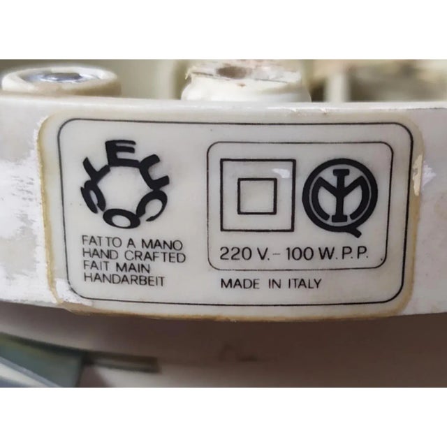 Plastic Large Wall Light by Leucos, Murano, 1970s For Sale - Image 7 of 8