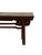 Chinese 19th Century Chinese Red Lacquer Elm Spring Bench With Ruyi Spandrels For Sale - Image 3 of 9