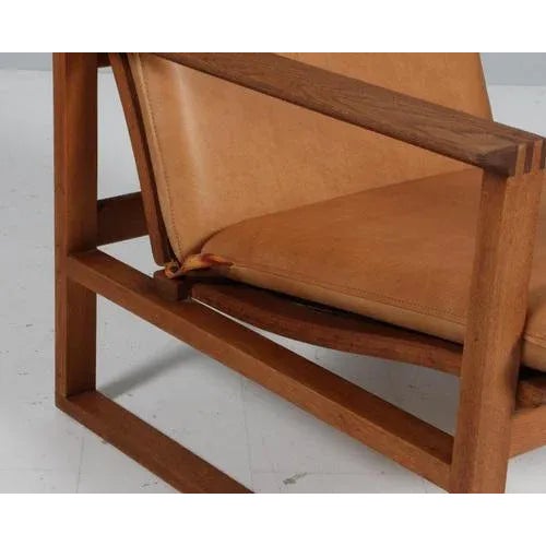 Børge Mogensen Model 2256 Lounge Chair attributed to Børge Mogensen for Fredericia For Sale - Image 4 of 9
