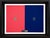 1960s Modern Josef Albers Original Silkscreen 1963 [VII-4b] Red/Blue W/Custom Frame For Sale - Image 5 of 5