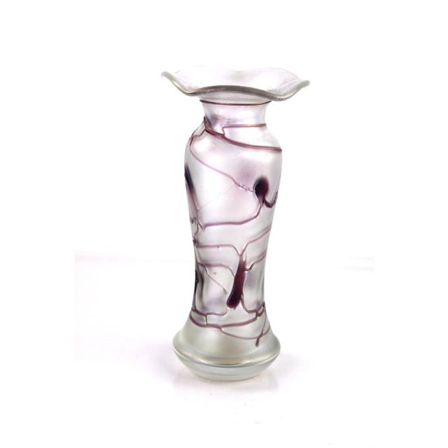 Art Nouveau Vase attributed to Baron von Poschinger For Sale - Image 4 of 6
