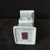 Early 20th Century Chinese Ceramic Vase,Guan Ware Crackle Glaze Celadon Porcelain Square Huagu Vase For Sale - Image 5 of 10