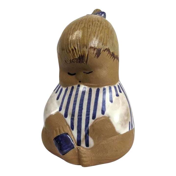 1960s Lisa Larson for Gustavsberg Pottery Figure | Chairish