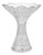 Hand-Carved Crystal Vase from Royal Dux Bohemia, 1980s For Sale