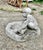 Garden Bird Bath with Small Child Feeding the Birds, 1950 For Sale - Image 6 of 8