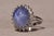 The Asterism: Impressive 12 Carat Star Sapphire and Diamond Halo Ring For Sale - Image 4 of 10