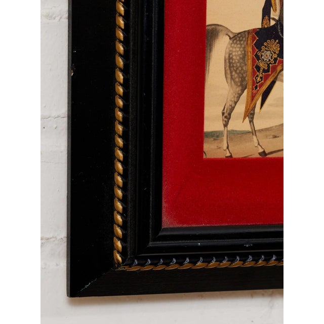 Printmaking Materials Early 20th Century Lithograph of Prussian Horse and Soldier For Sale - Image 7 of 9