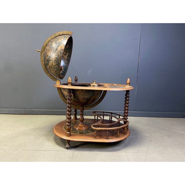 Vintage Globe Bar, 1950s For Sale - Image 10 of 17