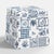 Not Yet Made - Made To Order Dyer Skirted Storage Ottoman in Delft Print For Sale - Image 5 of 5