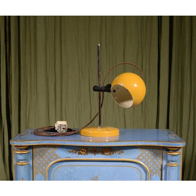 A stylish and useful Mid Century table lamp by Starlux of The Netherlands, with swivelling head and adjustable height by...